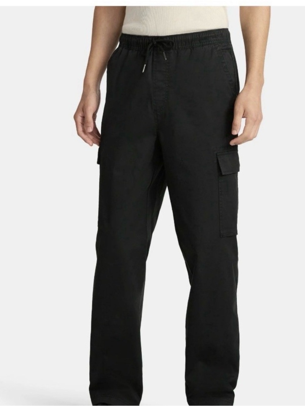 No Boundaries Black Cargo Jogger Pants